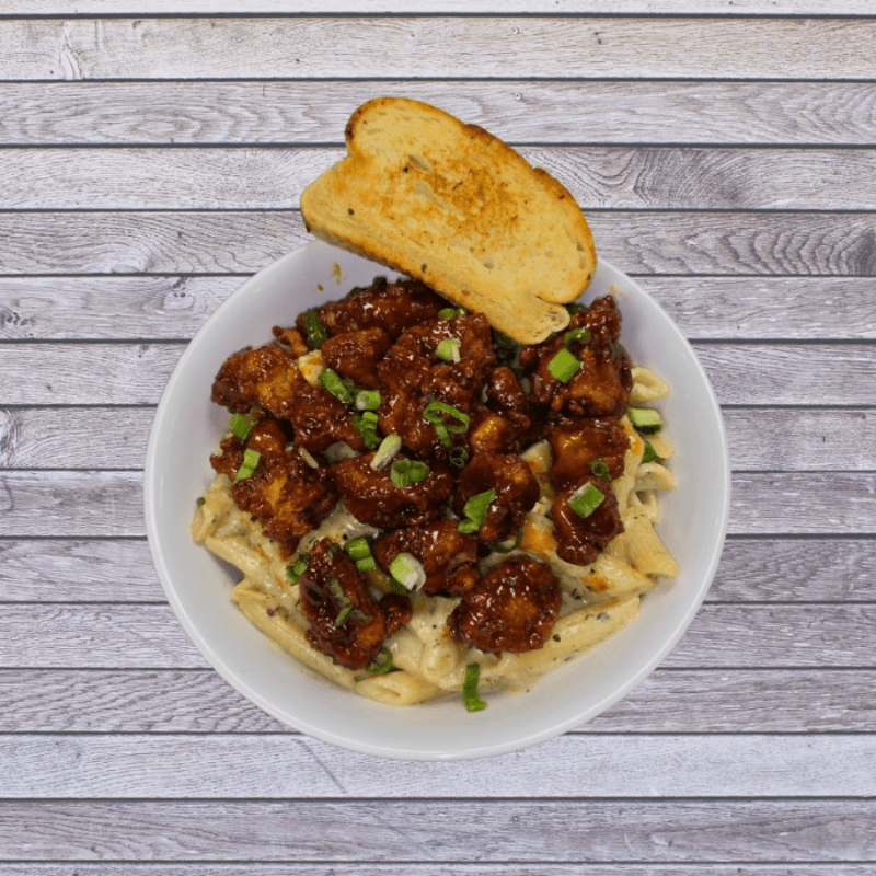 Bourbon Chicken Pasta.