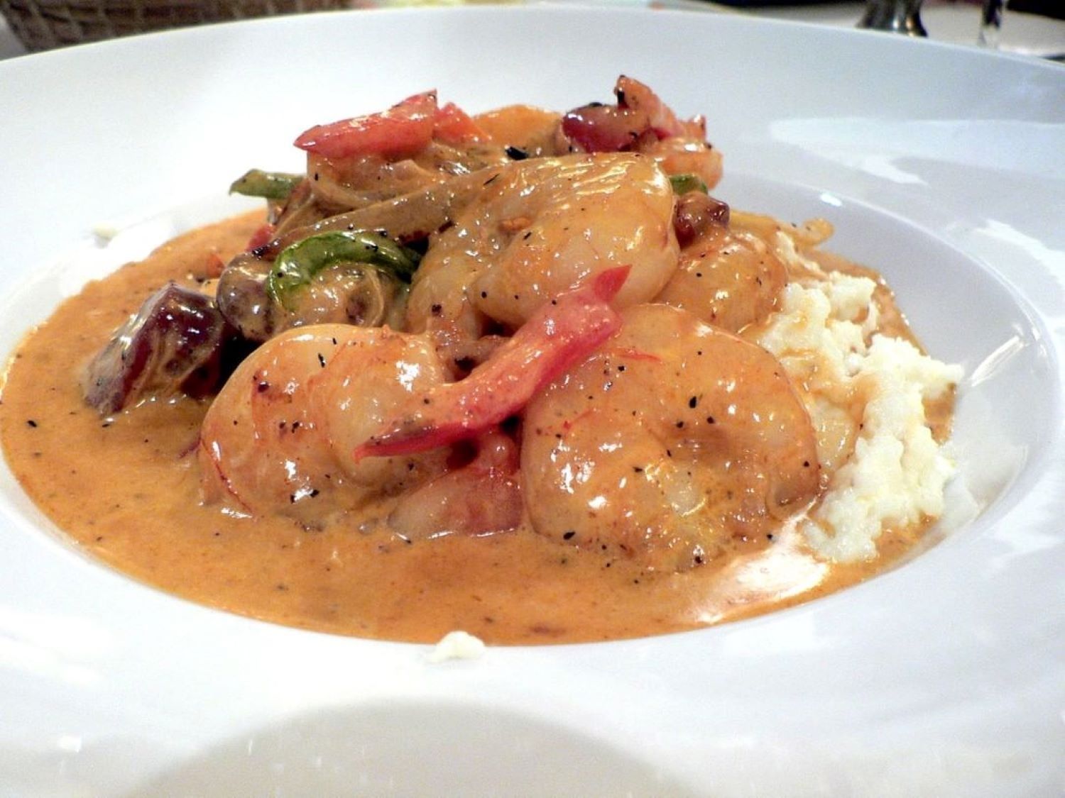 Smothered Shrimp (Full Pan).