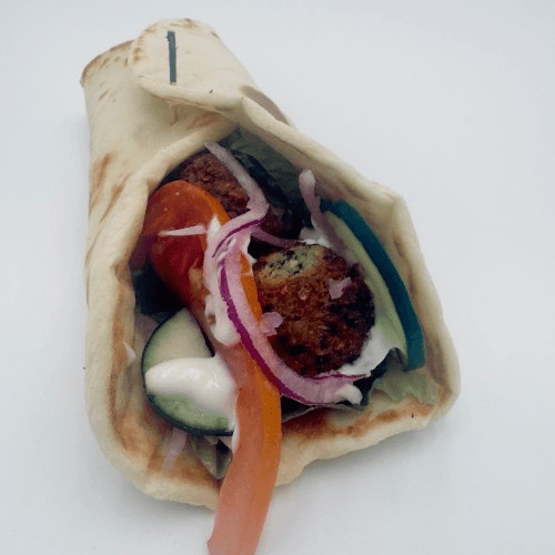 Falafel Pita - $7.29/$13.99.