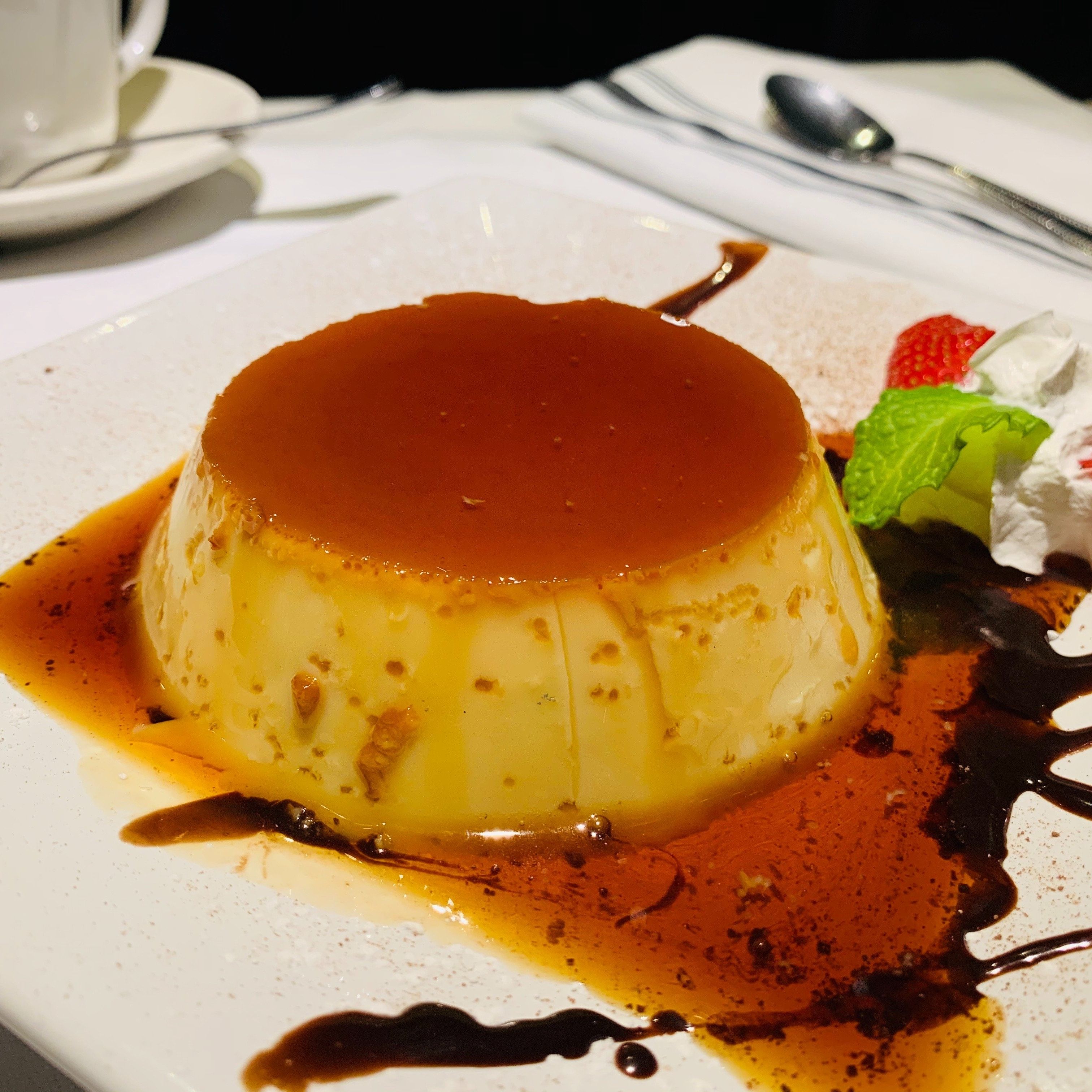 Creme Caramel.