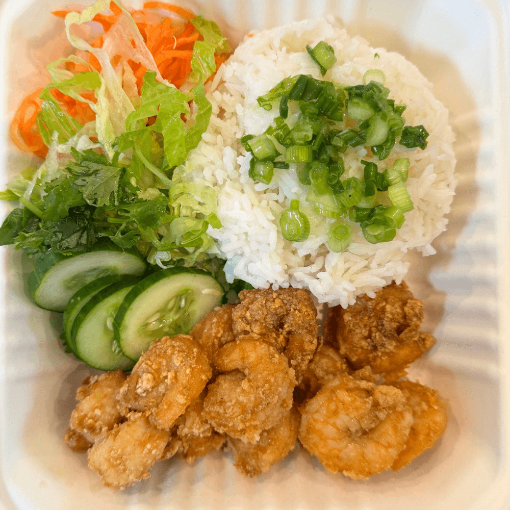 Fried Shrimp Bowl.