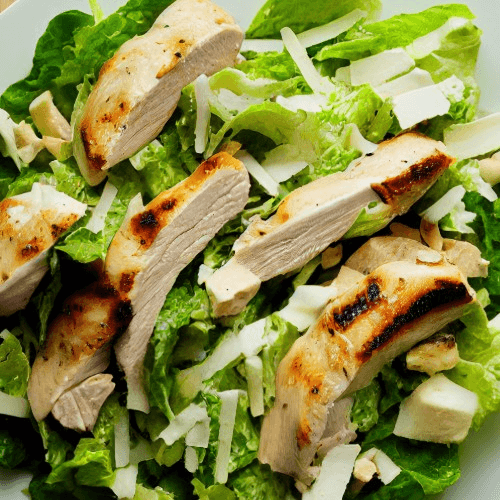 Grilled Chicken Caesar Salad.