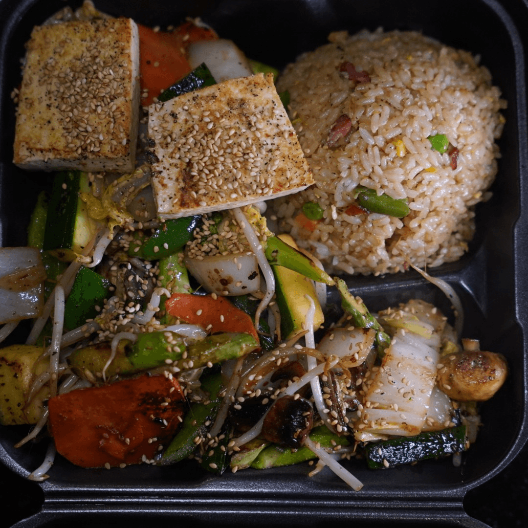 Hibachi Vegetables and Tofu.