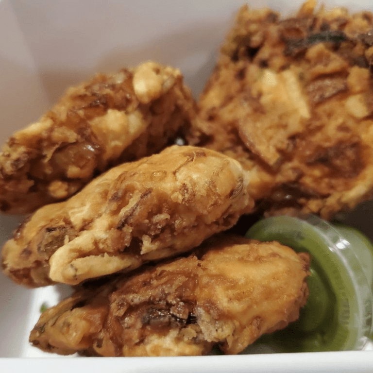 Kids Onion potato pakora.