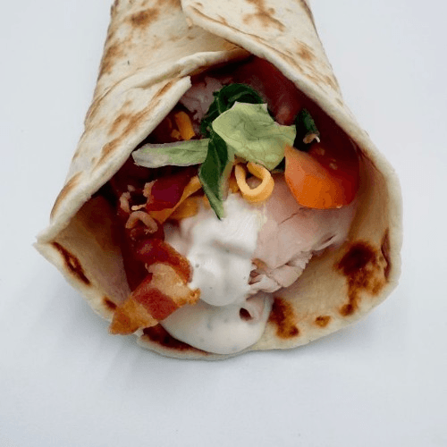 Turkey Bacon Pita - $6.79/$13.49.