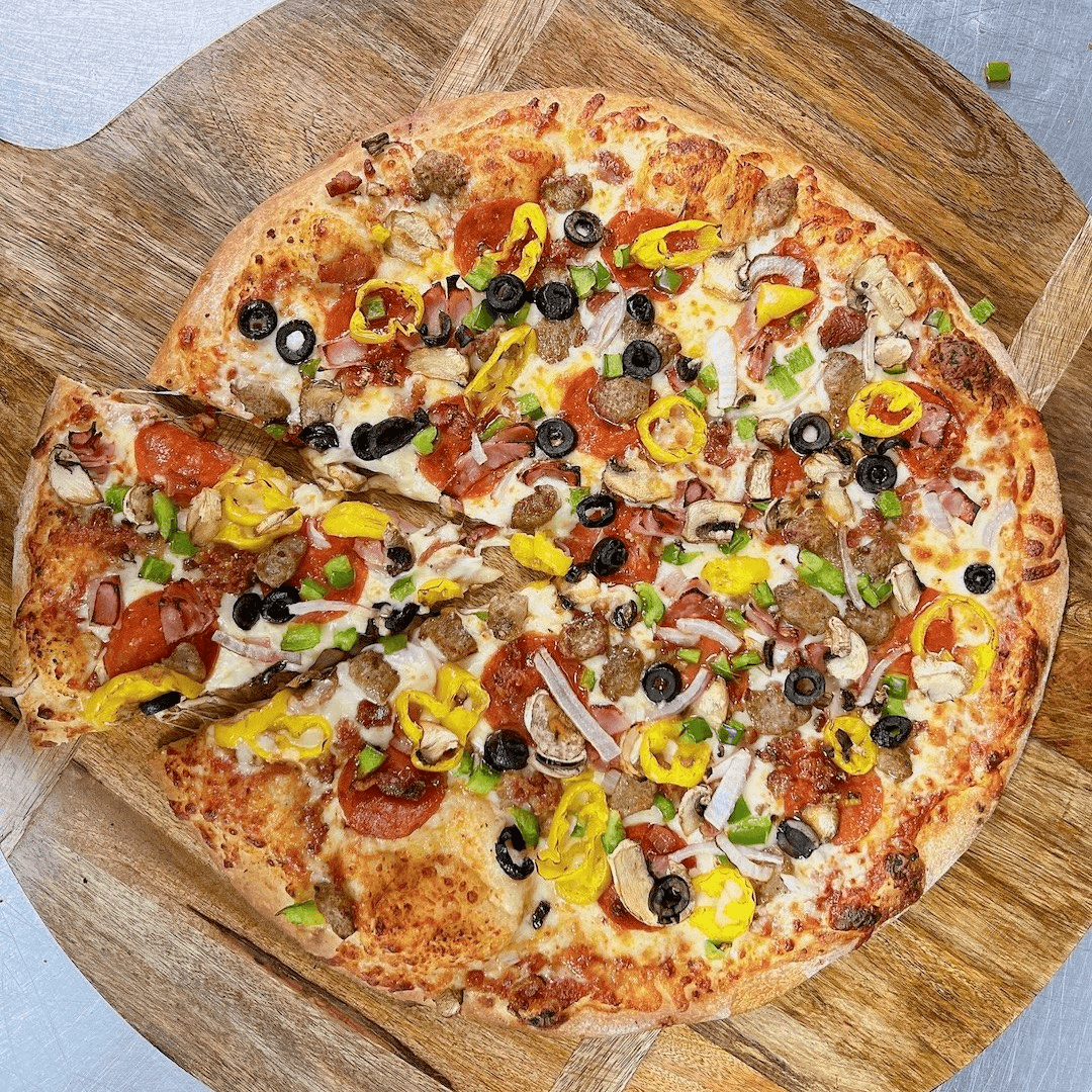 The Loaded Dough Pizza.