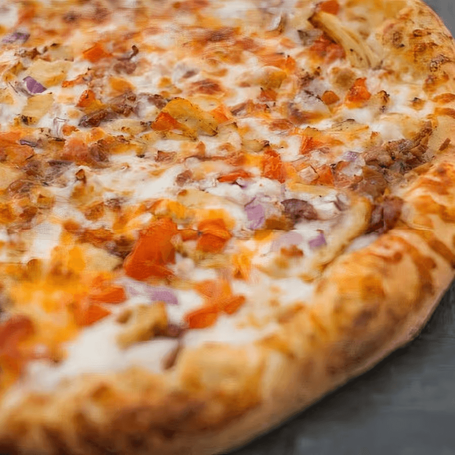 Chicken Bacon Ranch Pizza.