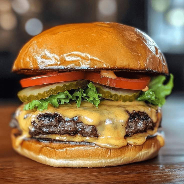 Classic Cheeseburger, Fries & Drink.