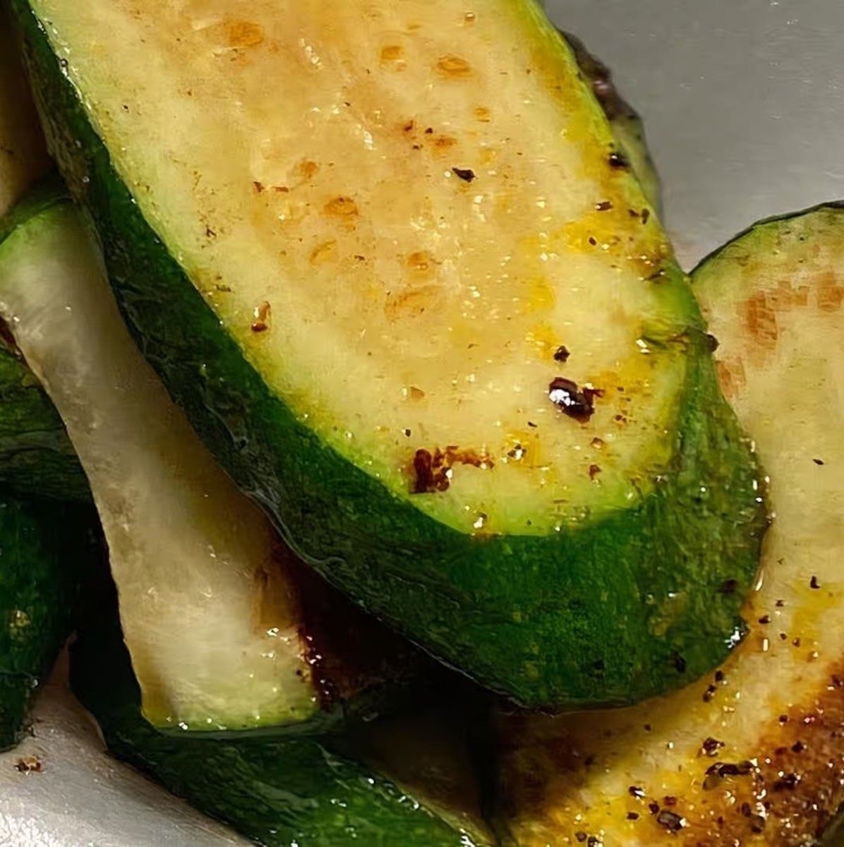 Grilled Zucchini.