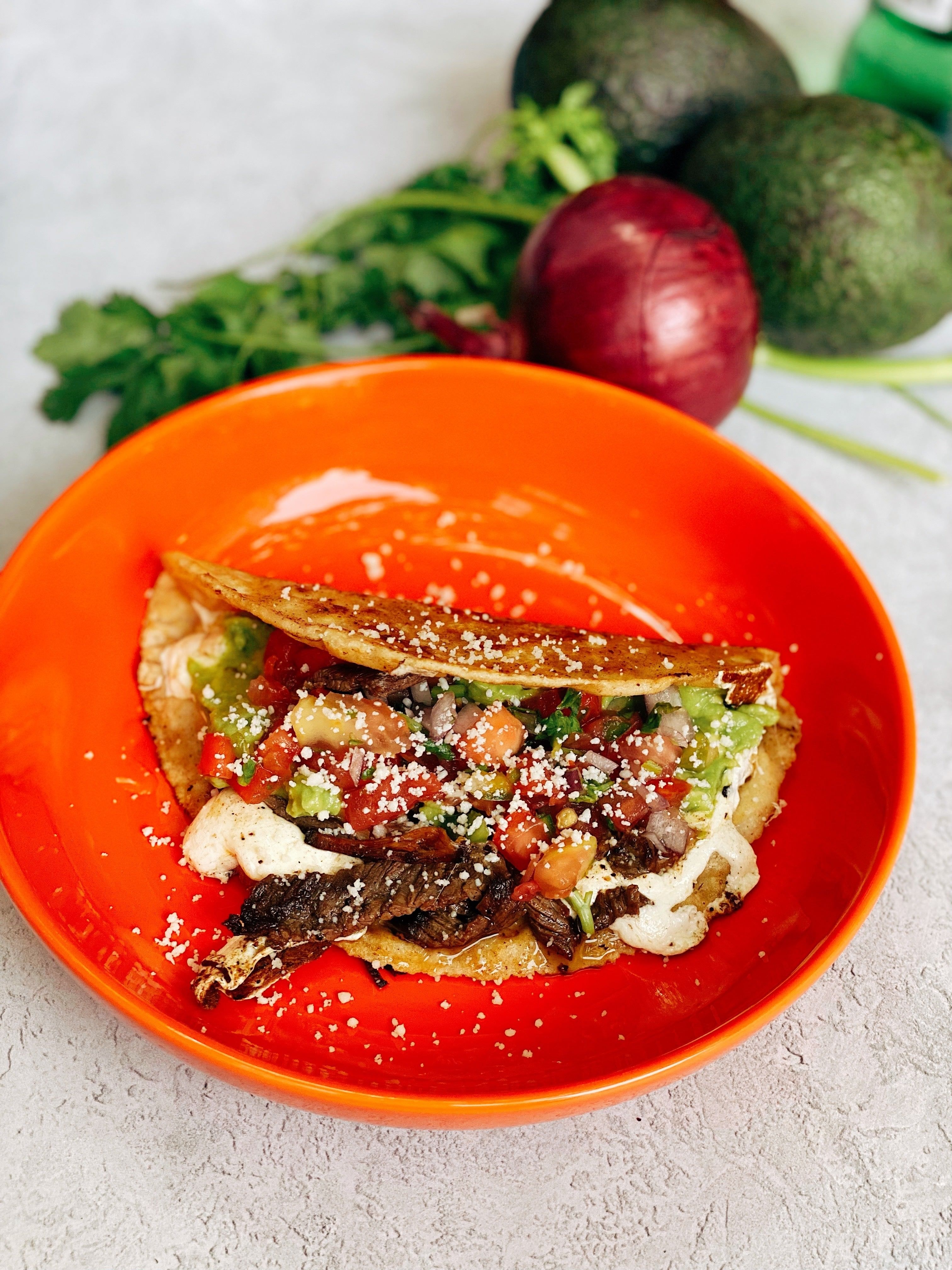 Carne Asada Quesadilla.