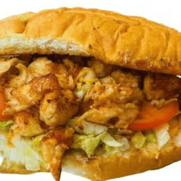 Cajun Garlic Lobster Sandwich.