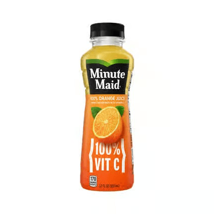 Bottled Minute Maid Lemonade.
