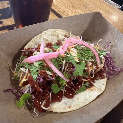 BBQ Pork Taco "À la carte".