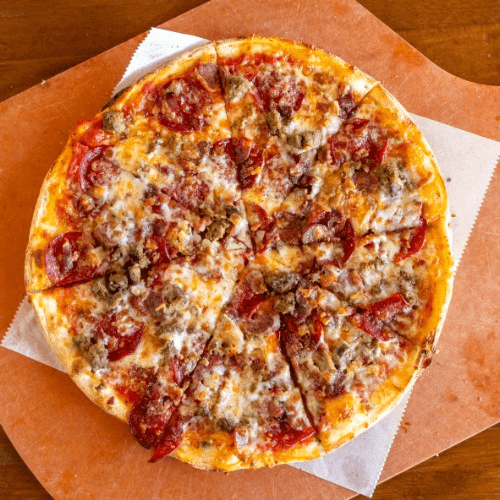 Quattro Carne Pizza.