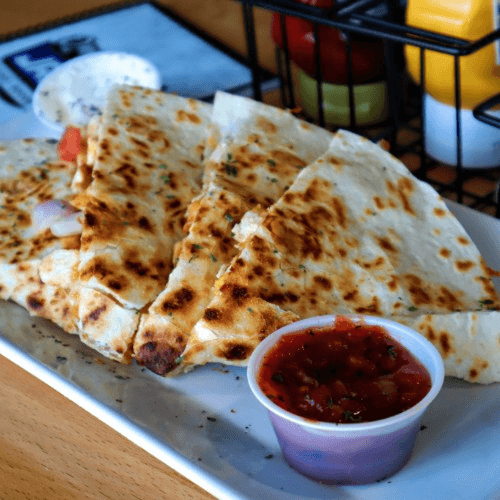 Chicken Quesadilla.