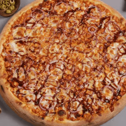 BBQ Chicken Pizza.