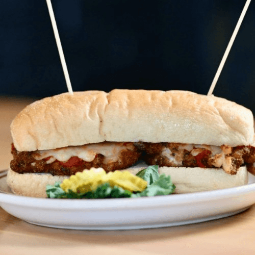 Chicken Parmesan Sandwich.