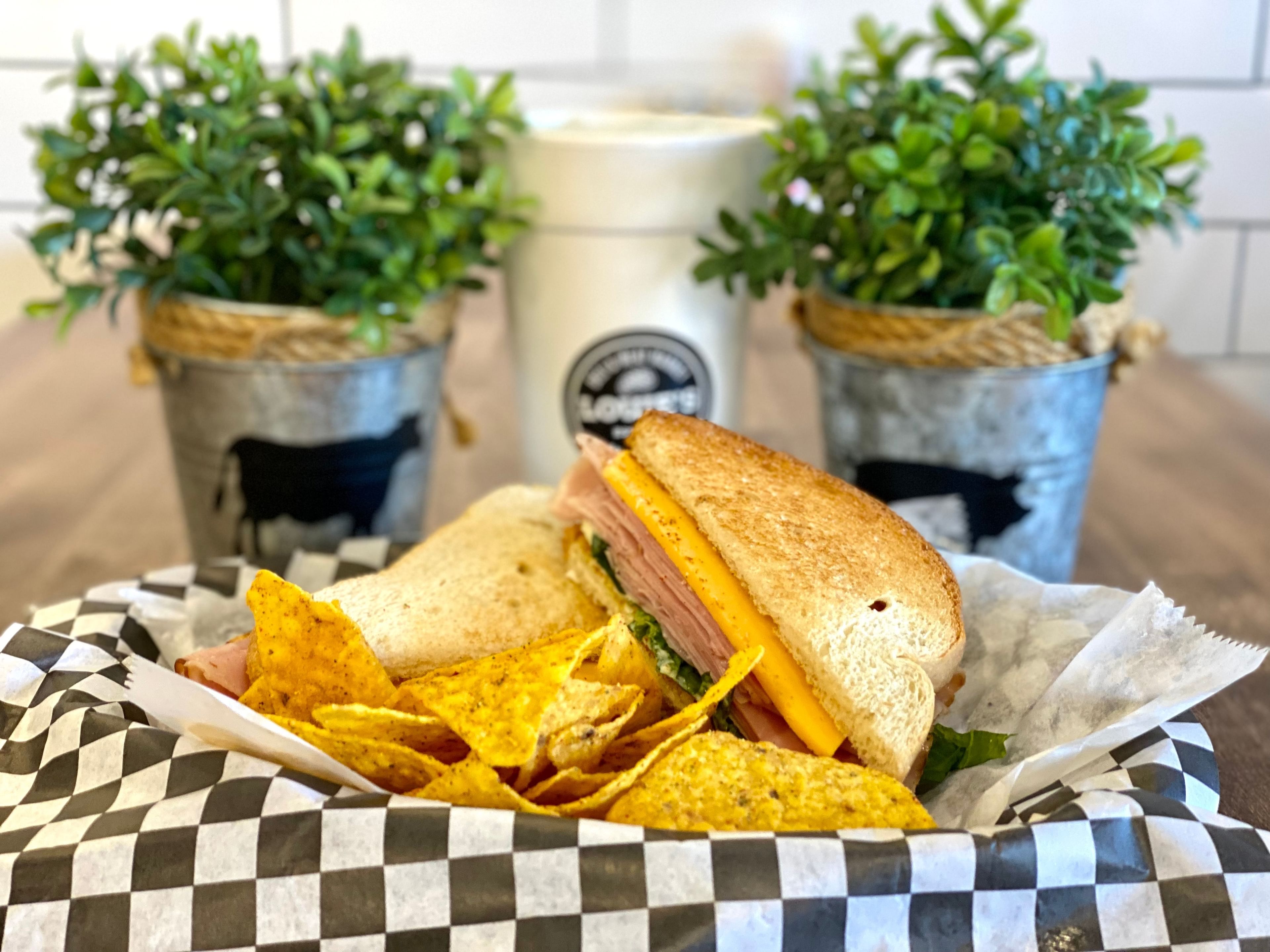 Ham & Cheese Sandwich.