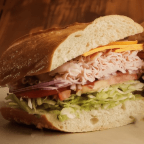 Turkey Pesto Sandwich.