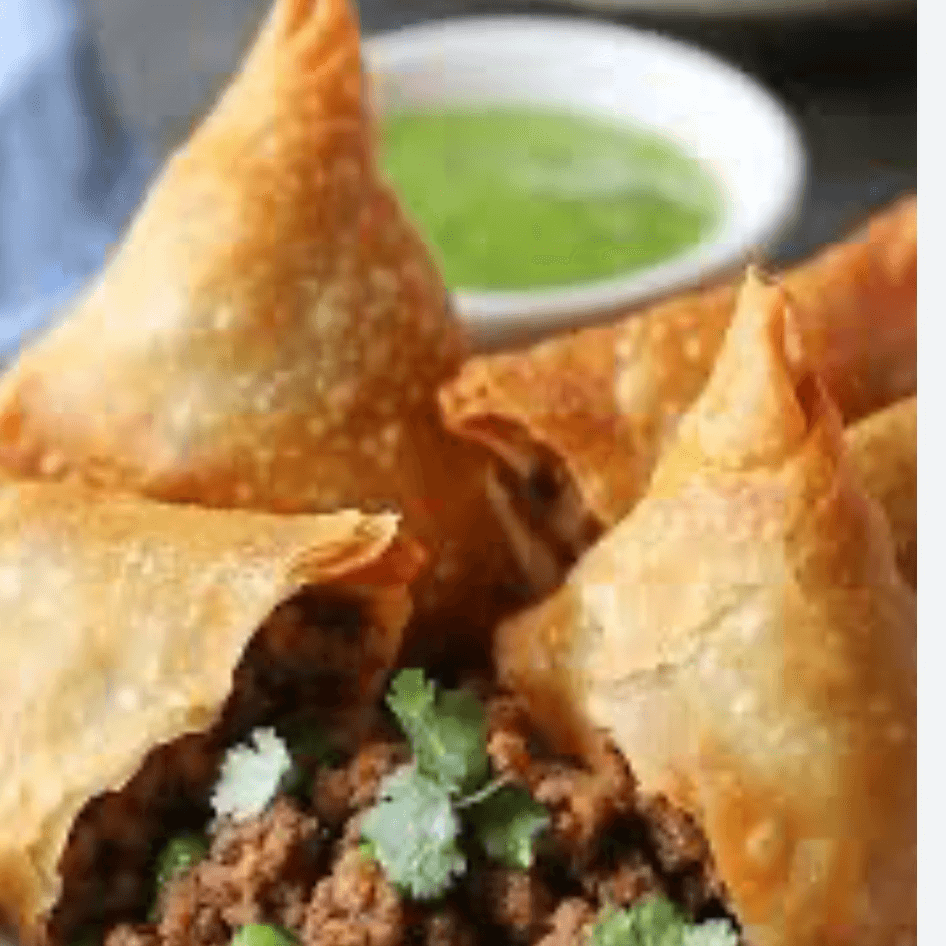 Meat Samosa.