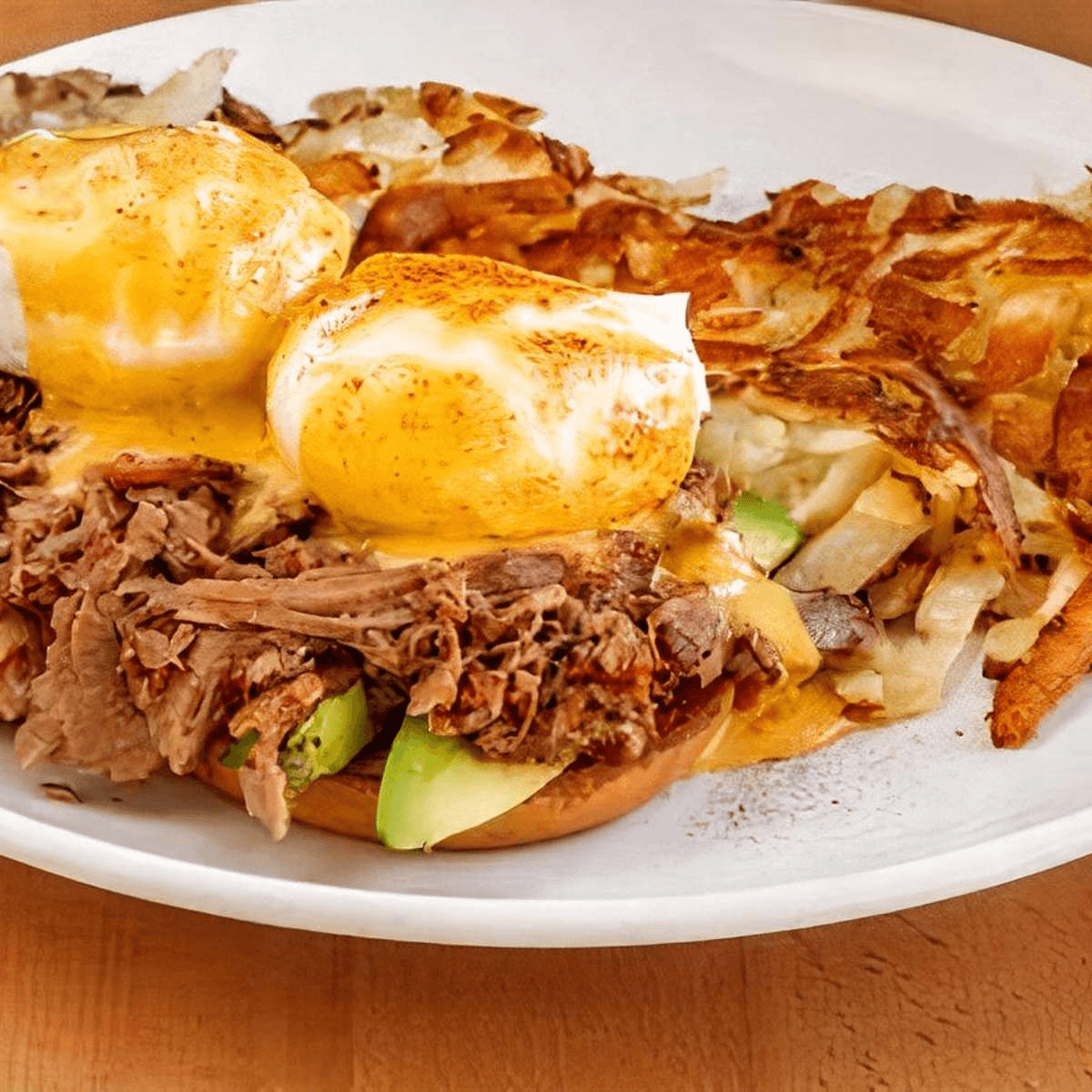 Smoked Brisket Bennie.