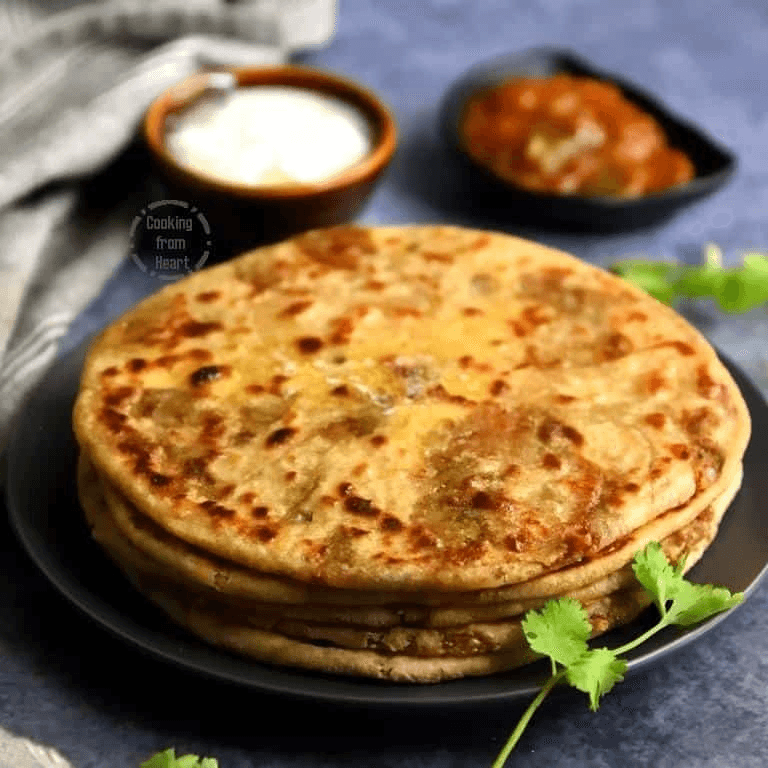 Aloo paratha.