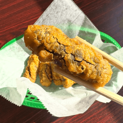 Fried Seaweed Spring Rolls.