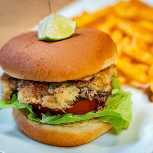 Coastal Crab Cake Sandwich