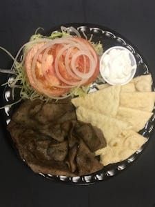 Gyro Chicken Platter With Fries.