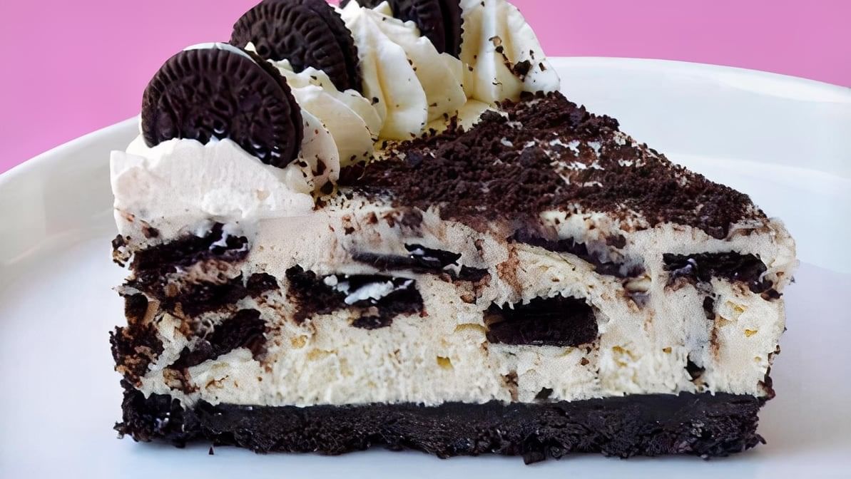 Extra Dense Oreo Cheesecake.