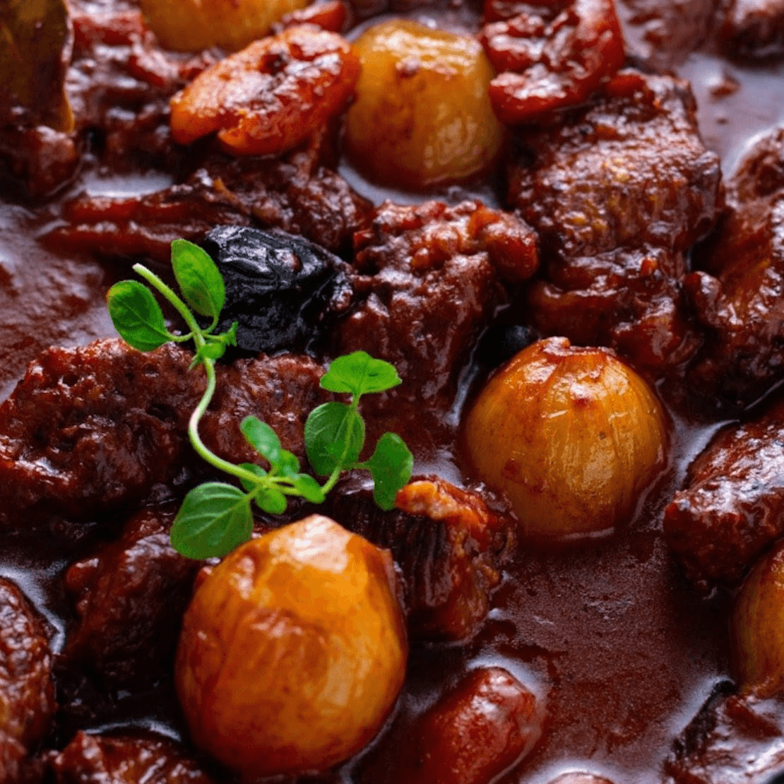 Stifado - Beef Stew.