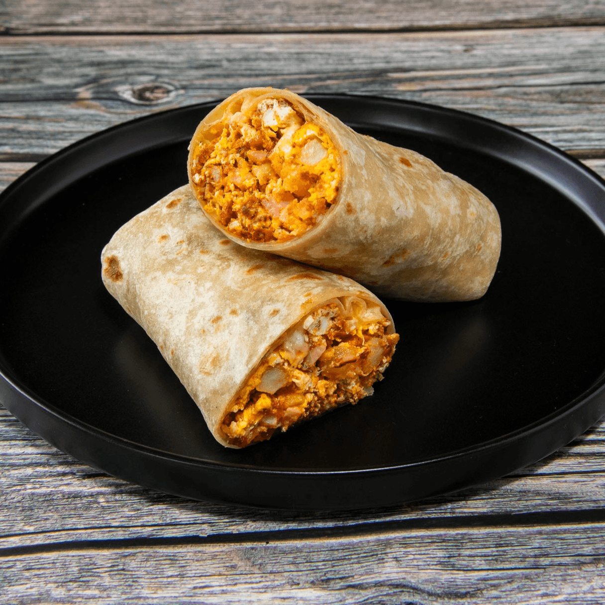 Chorizo Breakfast Burrito.