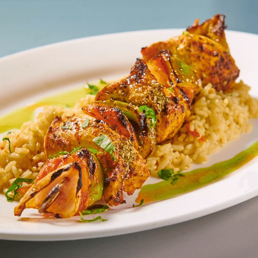 Three Course Lunch Deal - Chicken Skewer.