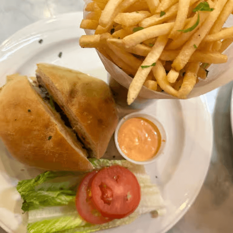 The bistro burger brunch.