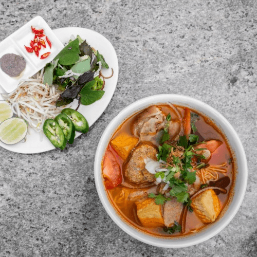 19. Bun Rieu / Crab Tomato Soup.
