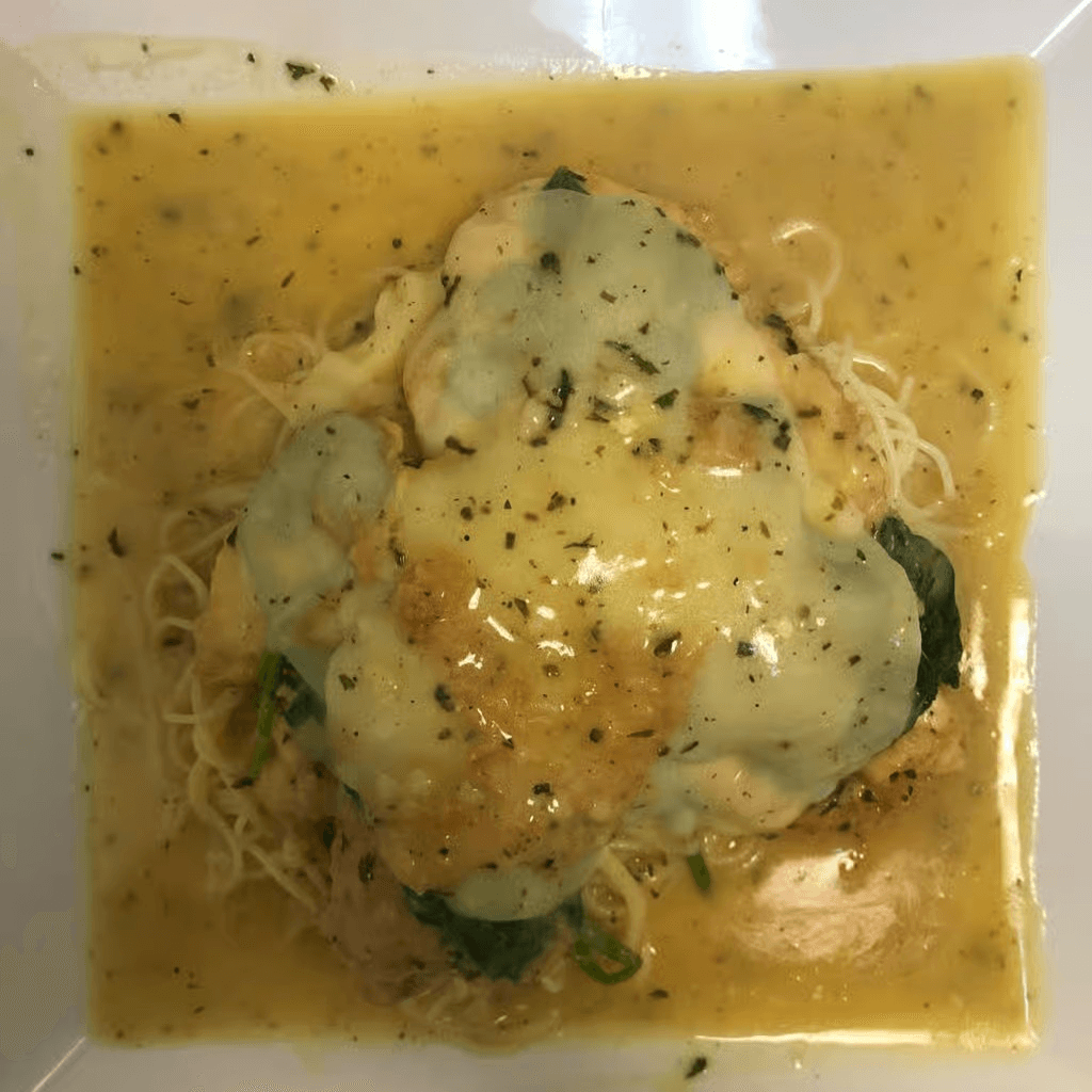 Chicken Florentine.
