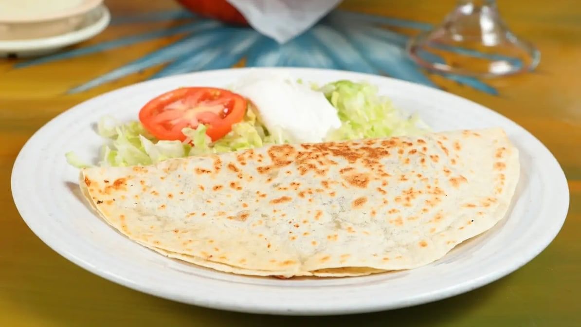 Cheese Quesadilla.