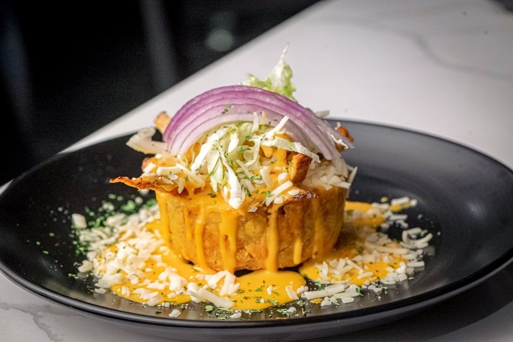 Mofongo Relleno De Pechuga.