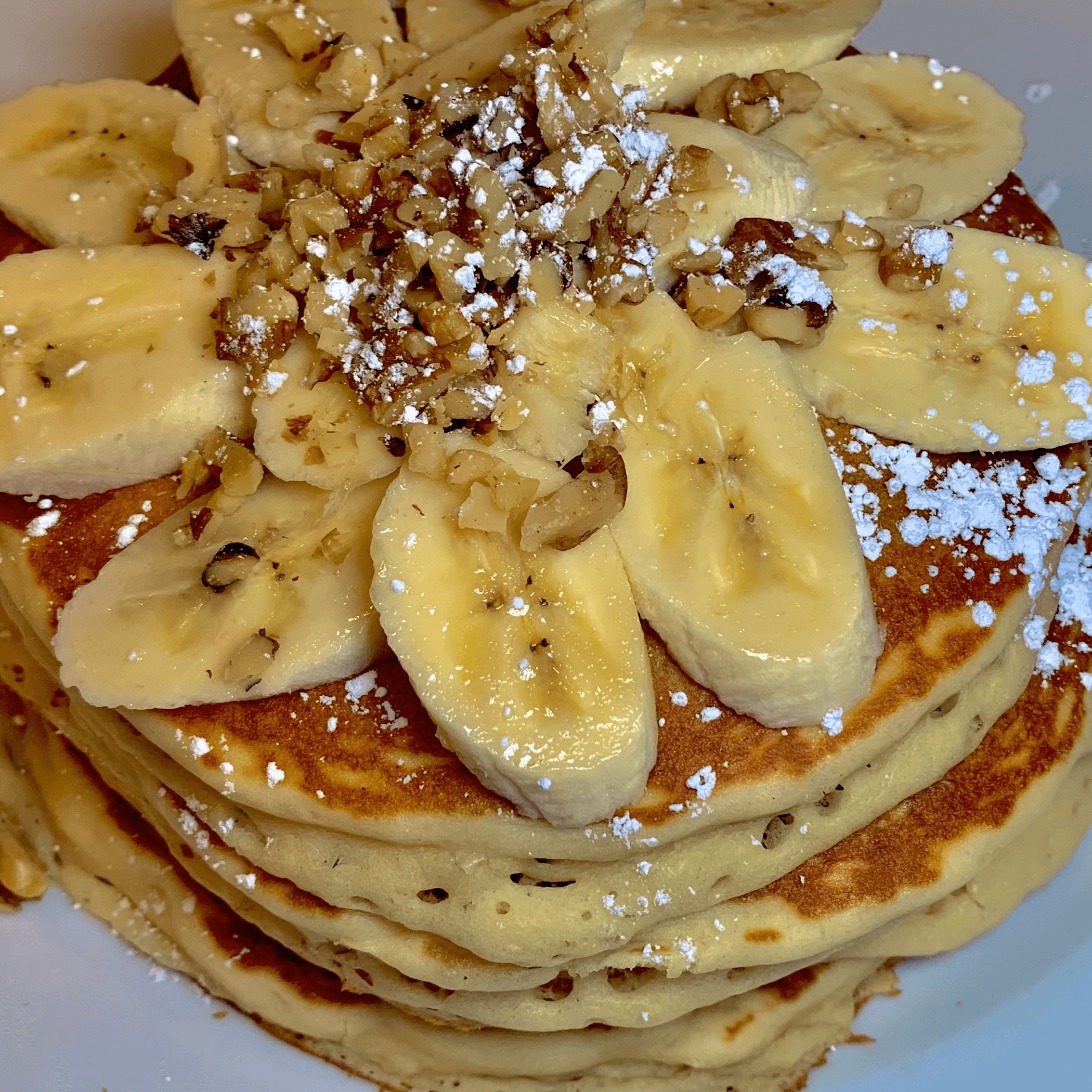 Banana Nut Pancakes.