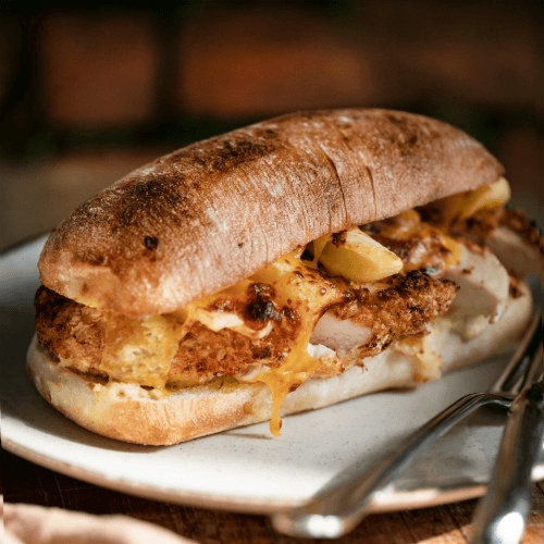 Buffalo Chicken Grinder.