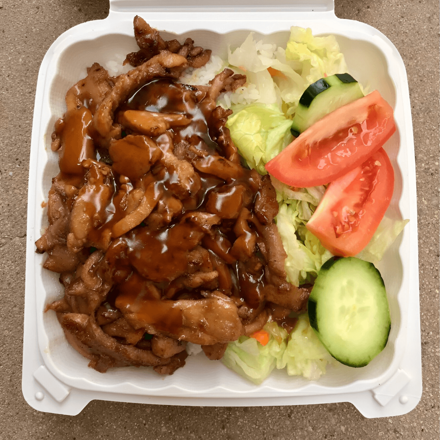 Teriyaki Chicken Bowl & Plate