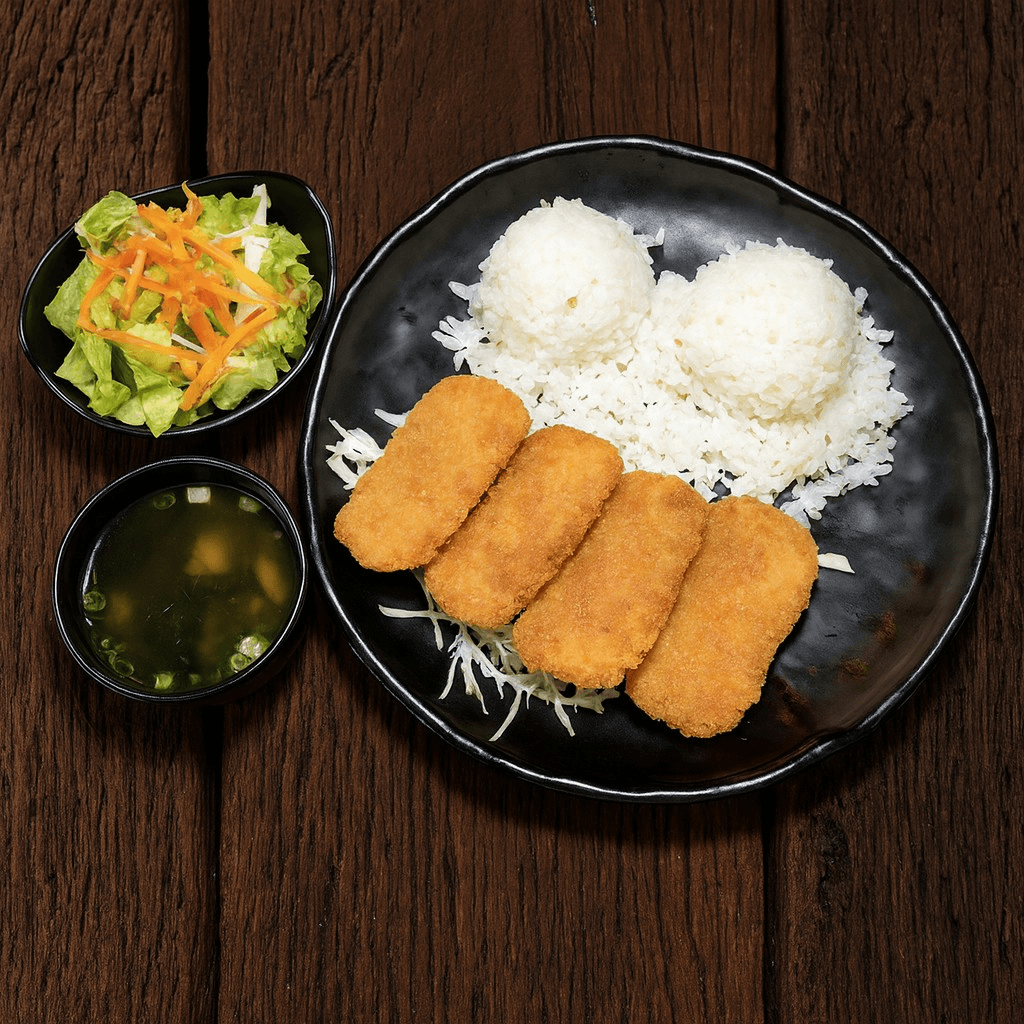 Spam Katsu Curry Rice.