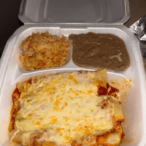Dinner Enchiladas.