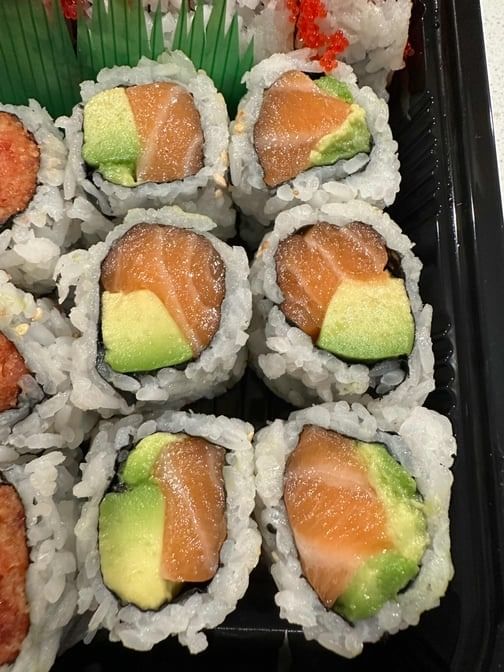 Salmon Avocado Roll.
