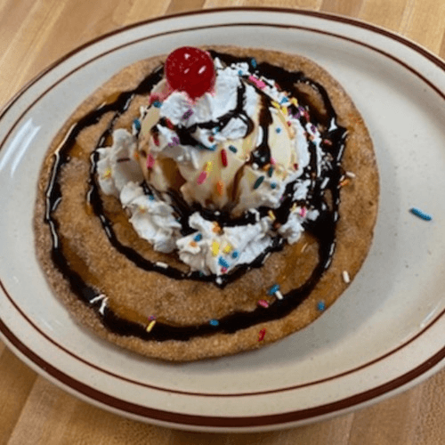 Sopapilla with Ice Cream.