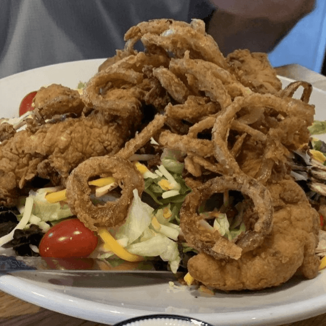Wednesday Lunch Special | Southern Fried Chicken Salad.
