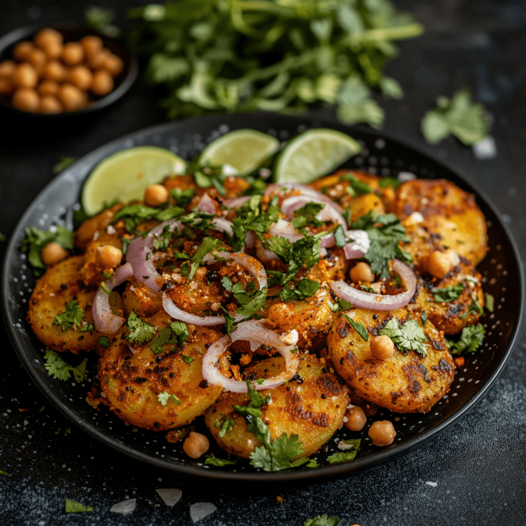 Aloo Tikki Chaat.