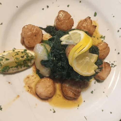 Grilled Scallops Alla Oreganata (John's Way).