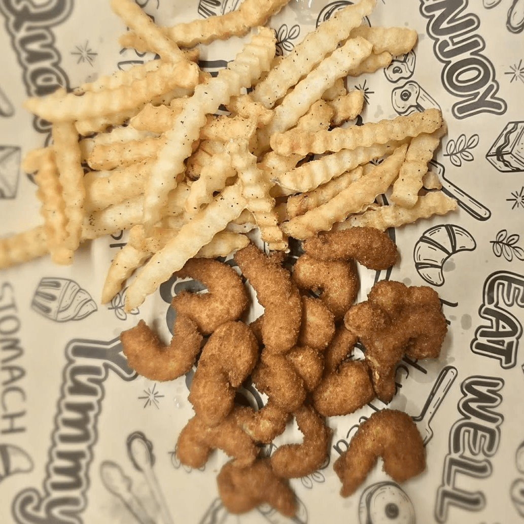 Kids Popcorn Shrimp.