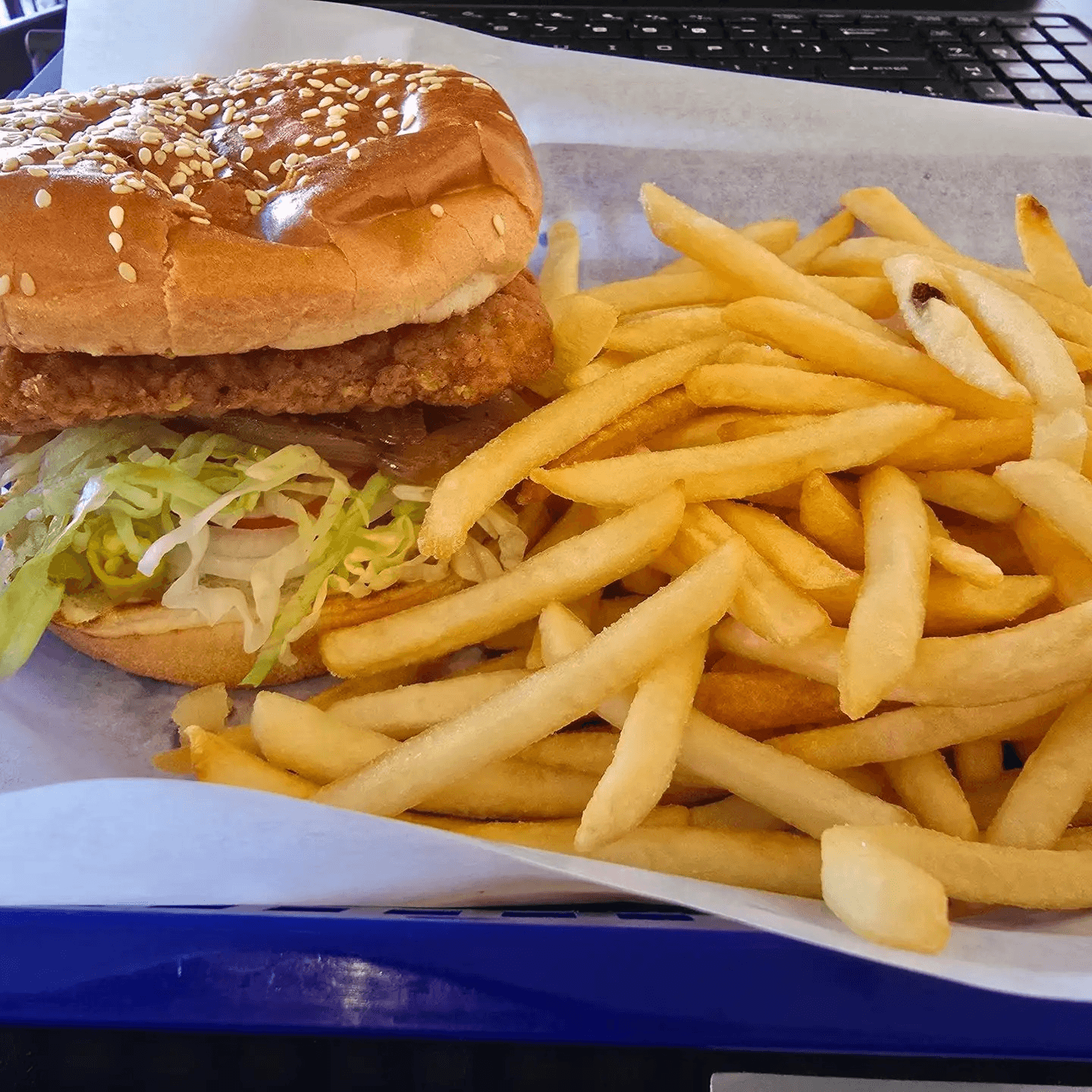 Breaded Chicken Sandwich.